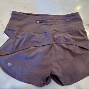 NWT Lululemon Speed Up Shorts